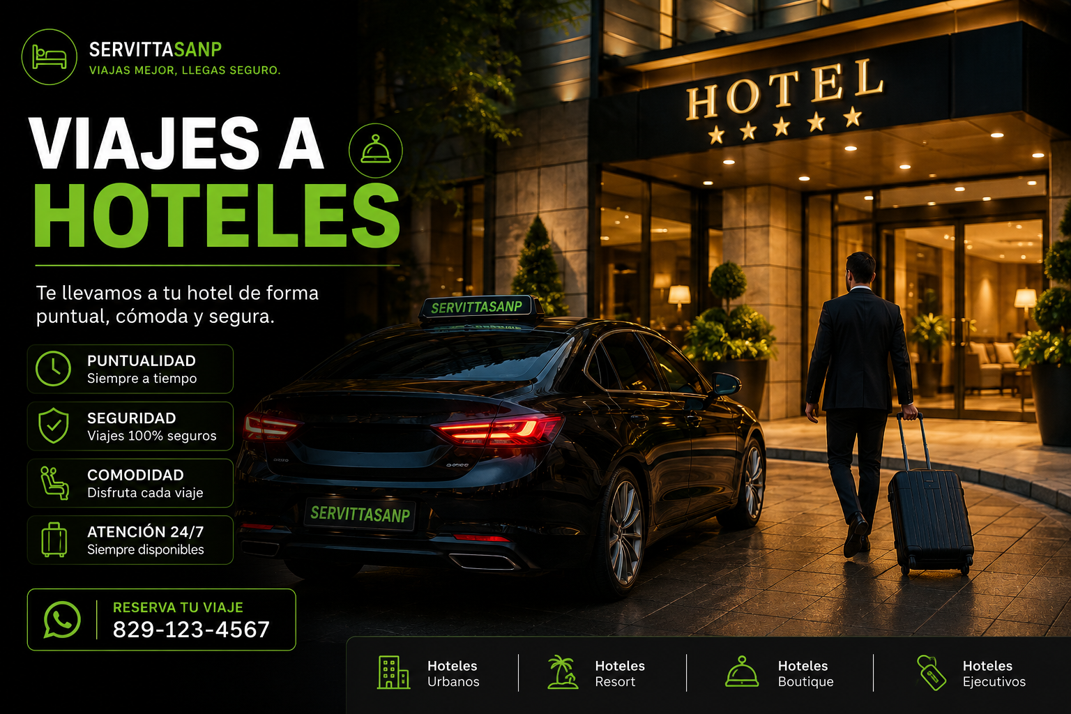 Transporte a hoteles